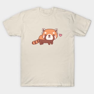 Cute Little Red Panda Doodle T-Shirt